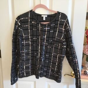 NWOT. Charter Club Women’s M Grey Sweater